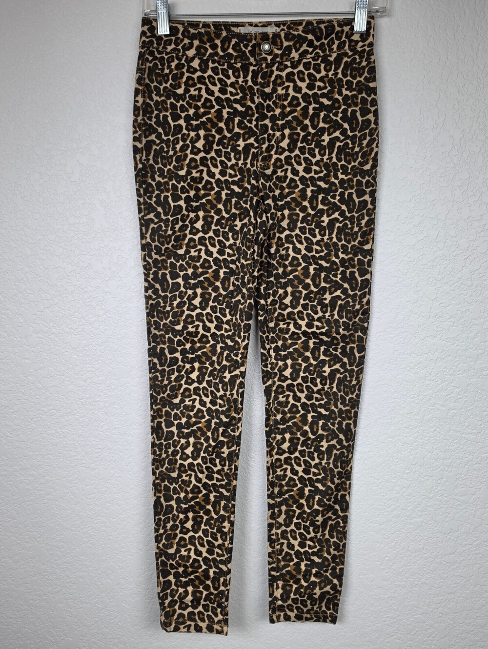Free People Cotton Leopard Cheetah Size 25 Skinny Jeans